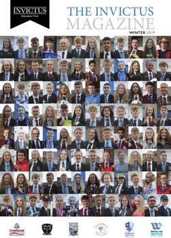 THE INVICTUS MAGAZINEWINTER 2019