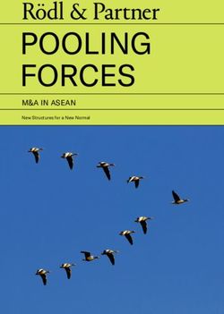 POOLING FORCES M&A IN ASEAN - New Structures for a New Normal - Rödl & Partner