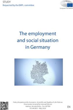 The employment and social situation in Germany - STUDY Requested by the EMPL committee - European ...