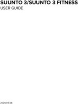 SUUNTO 3/SUUNTO 3 FITNESS - USER GUIDE