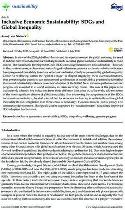 Inclusive Economic Sustainability: SDGs and Global Inequality - MDPI