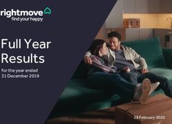 Full Year Results for the year ended 31 December 2019 28 February 2020 - Rightmove Plc