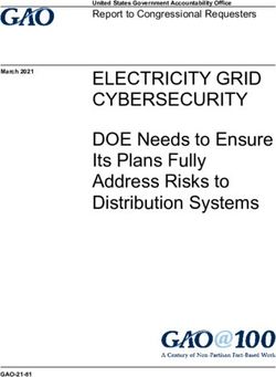 ELECTRICITY GRID CYBERSECURITY - DOE Needs to Ensure Its Plans Fully Address Risks to Distribution Systems - Report to Congressional Requesters - GAO