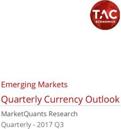 Quarterly Currency Outlook - Emerging Markets MarketQuants Research Quarterly - 2017 Q3 - tac economics