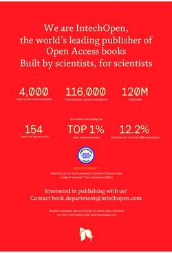 WE ARE INTECHOPEN, THE WORLD'S LEADING PUBLISHER OF OPEN ACCESS BOOKS BUILT BY SCIENTISTS, FOR SCIENTISTS - UNIFI