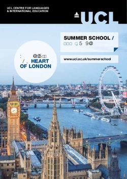 SUMMER SCHOOL / 2019 ENTRY - STUDY IN THE HEART OF LONDON - MCGILL UNIVERSITY
