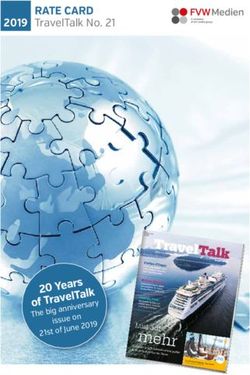 RATE CARD TRAVELTALK NO. 21 - OF TRAVELTALK - FVW