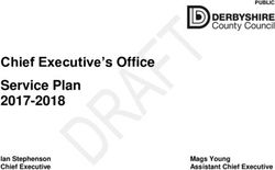 Chief Executive's Office Service Plan 2017-2018 - Ian Stephenson Chief Executive Mags Young Assistant Chief Executive - Derbyshire County ...