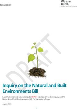 Inquiry on the Natural and Built Environments Bill - SUBMISSION - Local ...