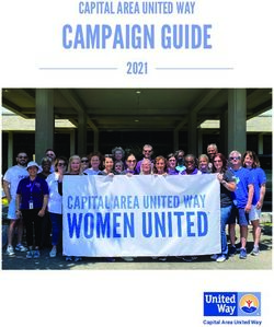 CAMPAIGN GUIDE CAPITAL AREA UNITED WAY 2021 - Capital Area United Way