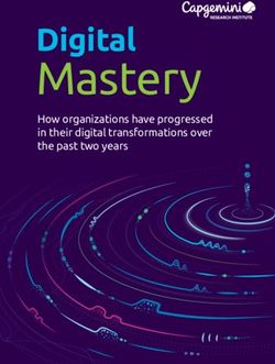 Mastery Digital How organizations have progressed in their digital transformations over the past two years - Capgemini