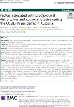Factors associated with psychological distress, fear and coping strategies during the COVID-19 pandemic in Australia