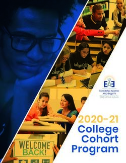 2020-21 College Cohort - Foundation for Ensuring ...