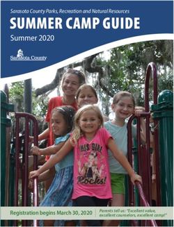 SUMMER CAMP GUIDE Summer 2020 - Registration begins March 30, 2020 - Sarasota County