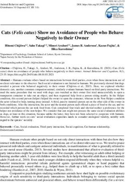 Cats (Felis catus) Show no Avoidance of People who Behave Negatively to their Owner - Animal Behavior and Cognition