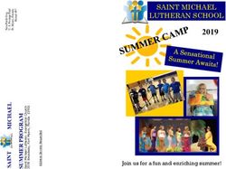 SAINT MICHAEL LUTHERAN SCHOOL 2019 - Join us for a fun and enriching summer!