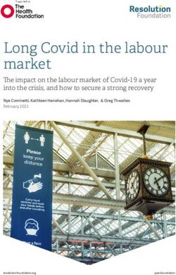 Long Covid in the labour market - The impact on the labour market of Covid-19 a year into the crisis, and how to secure a strong recovery ...