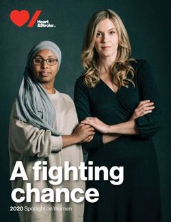 A fighting chance 2020 Spotlight on Women - Heart and Stroke Foundation
