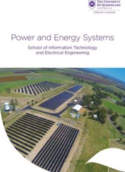 Power and Energy Systems - School of Information Technology and Electrical Engineering - School of Information ...