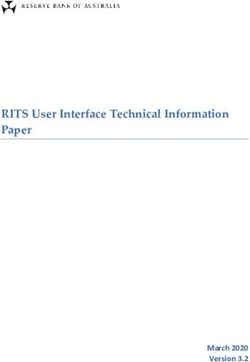 RITS User Interface Technical Information Paper - March 2020 Version 3.2 - Reserve ...