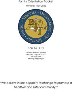 Family Orientation Packet - Bon Air JCC 1900 Chatsworth Avenue Bon Air, Virginia 23235