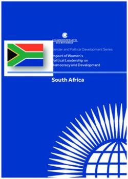 South Africa Gender and Political Development Series Impact of Women's ...