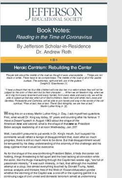 Book Notes: Reading in the Time of Coronavirus By Jefferson Scholar-in-Residence Dr. Andrew Roth - Jefferson Educational Society