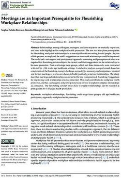 Meetings are an Important Prerequisite for Flourishing Workplace Relationships