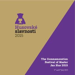 The Commemoration Festival of Master Jan Hus 2015