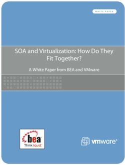SOA and Virtualization: How Do They Fit Together? - A White Paper from BEA and VMware