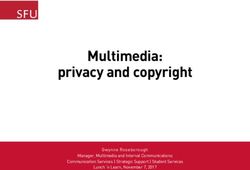 Multimedia: privacy and copyright - Gwynne Roseborough Manager, Multimedia and Internal Communications Communication Services | Strategic Support ...