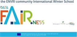 ENVRI-FAIR has received funding from the European Union's Horizon 2020 research and innovation programme under grant agreement No 824068 ...