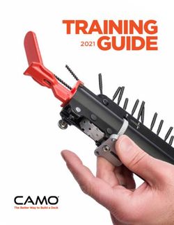 TRAINING GUIDE 2021 - CAMO Fasteners