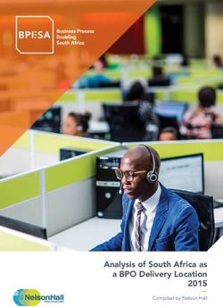 Analysis of South Africa as a BPO Delivery Location 2015 - Compiled by Nelson Hall - bpesa