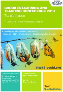 BROOKES LEARNING AND TEACHING CONFERENCE 2018 - OCSLD