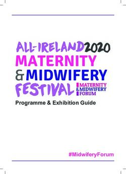 PROGRAMME & EXHIBITION GUIDE - #MIDWIFERYFORUM - MATERNITY ...