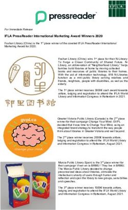 IFLA PressReader International Marketing Award Winners 2020