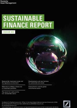 SUSTAINABLE FINANCE REPORT - ISSUE #2 - DWS.com