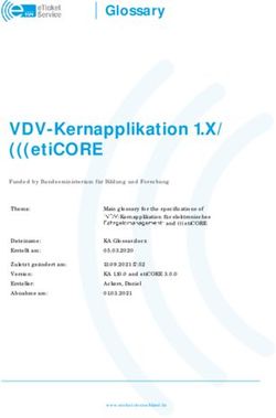 VDV-Kernapplikation 1.X/ etiCORE - Glossary - eTicket Deutschland