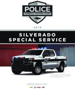 SPECIAL SERVICE - GM Fleet