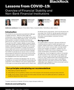 Lessons from COVID-19: Overview of Financial Stability and Non-Bank Financial Institutions - BlackRock