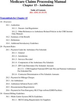 Medicare Claims Processing Manual - Chapter 15 - Ambulance - CMS
