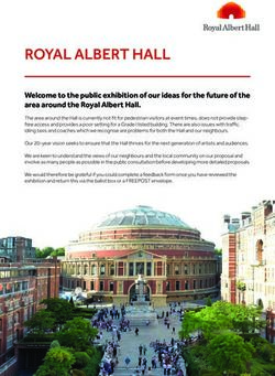 ROYAL ALBERT HALL Welcome to the public exhibition of our ideas for the future of the area around the Royal Albert Hall.