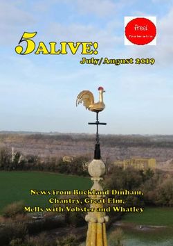 5ALIVE! July/August 2019 - The Mells Benefice