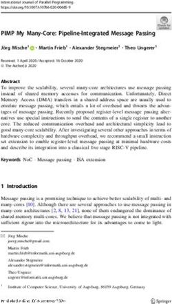 PIMP My Many-Core: Pipeline-Integrated Message Passing - OPUS