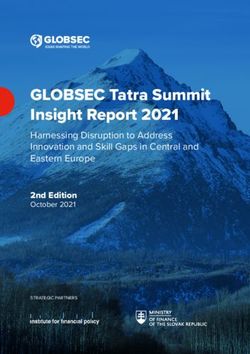 GLOBSEC Tatra Summit Insight Report 2021 - Harnessing Disruption to Address Innovation and Skill Gaps in Central and Eastern Europe