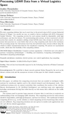 PROCESSING LIDAR DATA FROM A VIRTUAL LOGISTICS SPACE - DROPS