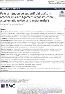 Patellar tendon versus artificial grafts in anterior cruciate ligament reconstruction: a systematic review and meta-analysis