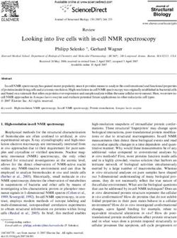 Looking into live cells with in-cell NMR spectroscopy