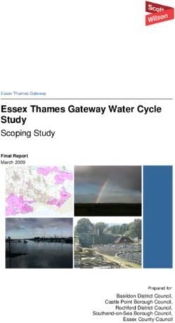 Essex Thames Gateway Water Cycle Study - Scoping Study